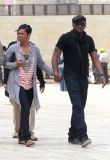 Omar Epps and Wife, Jesse Spencer - Wailing Wall Jerusalem May 2011