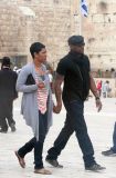 Omar Epps and Wife, Jesse Spencer - Wailing Wall Jerusalem May 2011