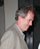 Hugh Laurie and wife - Leaving the Ivy Restaurant in London - May 2012