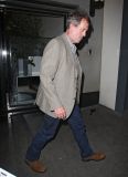 Hugh Laurie and wife - Leaving the Ivy Restaurant in London - May 2012