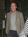 Hugh Laurie and wife - Leaving the Ivy Restaurant in London - May 2012