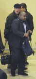Hugh Laurie & Jo Green - Arrive in Buenos Aires - June 2012