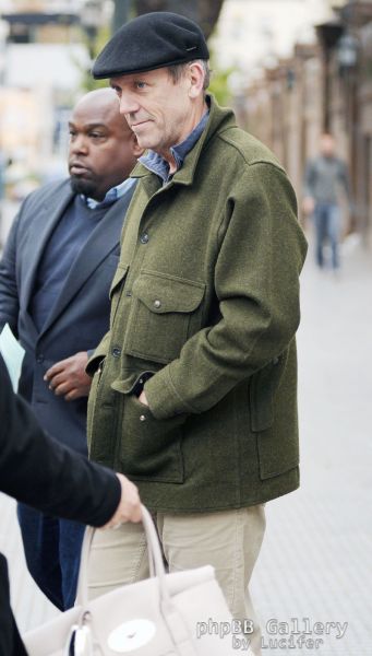 Hugh Laurie - Visits Eva Perons Grave with a Guide - Buenos Aires - June 2012