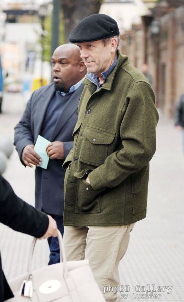 Hugh Laurie - Visits Eva Perons Grave with a Guide - Buenos Aires - June 2012