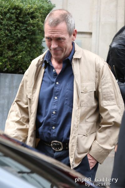 Hugh Laurie & Jo Green - Shopping in Paris - July 2012