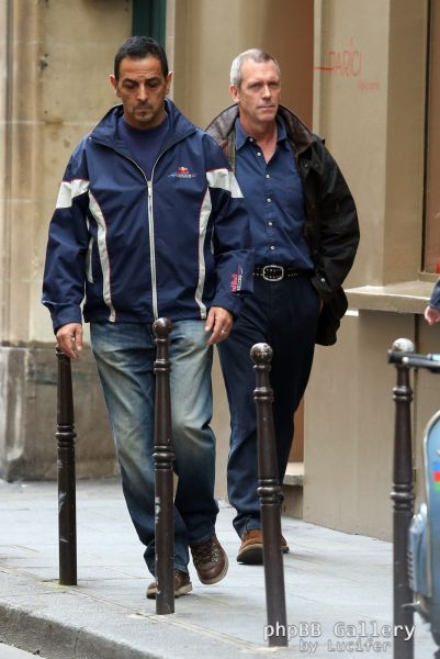 Hugh Laurie & Jo Green - Shopping in Paris - July 2012