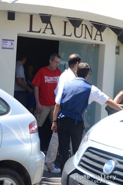 Hugh Laurie & Jo Green - in Marbella - July 2012