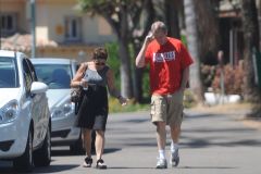 Hugh Laurie & Jo Green - in Marbella - July 2012