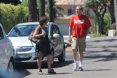 Hugh Laurie & Jo Green - in Marbella - July 2012