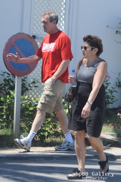 Hugh Laurie & Jo Green - in Marbella - July 2012