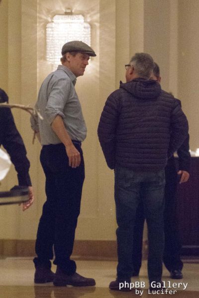 Hugh Laurie - Arriving at his Hotel, Valencia, Spain, 20. Januar 2014