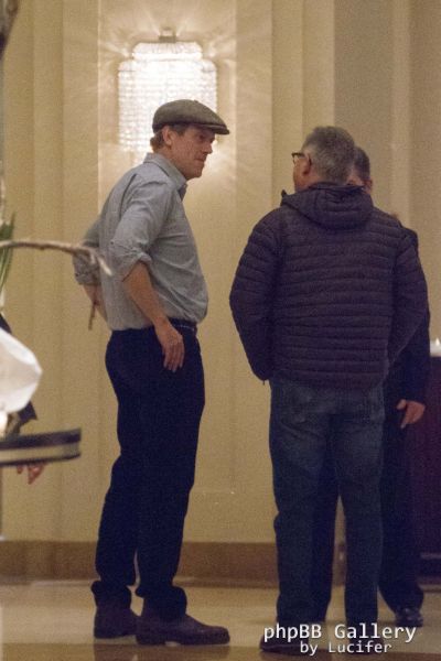 Hugh Laurie - Arriving at his Hotel, Valencia, Spain, 20. Januar 2014