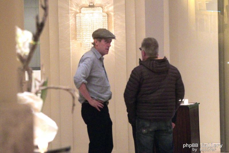 Hugh Laurie - Arriving at his Hotel, Valencia, Spain, 20. Januar 2014