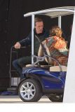 Hugh Laurie & George Clooney at the set of Tomorrowland, January 21st 2014