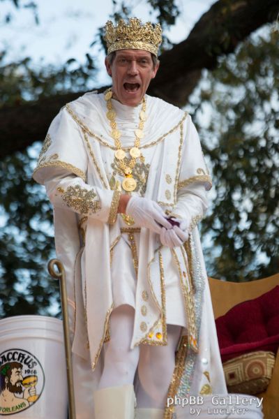 Hugh Laurie - New Orleans - Mardi Gras Parade 2014