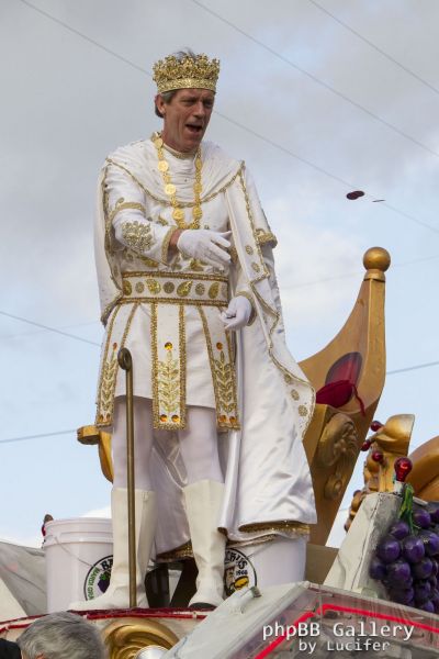 Hugh Laurie - New Orleans - Mardi Gras Parade 2014