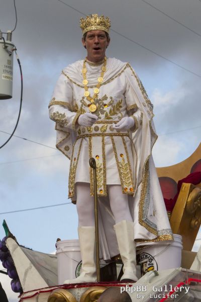 Hugh Laurie - New Orleans - Mardi Gras Parade 2014