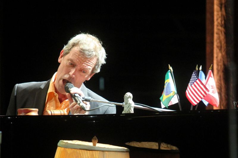 Hugh Laurie and the Copper Bottom Band perfom in Rio de Janeiro, Brazil