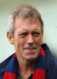Hugh Laurie visits the AFL Round 5 - Melbourne vs Gold Coast