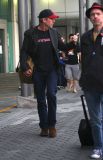Hugh Laurie - arrives at Perth Domestic Airport, April 25th