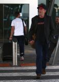 Hugh Laurie - arrives at Perth Domestic Airport, April 25th