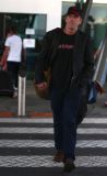 Hugh Laurie - arrives at Perth Domestic Airport, April 25th