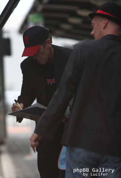 Hugh Laurie - arrives at Perth Domestic Airport, April 25th