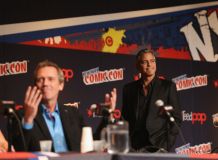 Hugh Laurie & George Clooney - "Tomorrowland" - Comic-Con New York