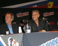 Hugh Laurie & George Clooney - "Tomorrowland" - Comic-Con New York