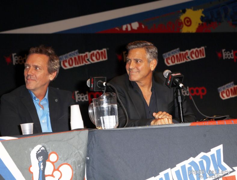 Hugh Laurie & George Clooney - "Tomorrowland" - Comic-Con New York
