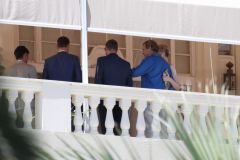 Hugh Laurie -Filming 'The Night Manager' in Palma de Mallorca