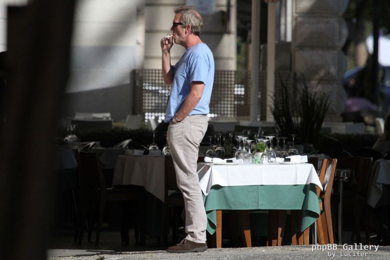 Hugh Laurie - Filming 'The Night Manager' in Palma de Mallorca