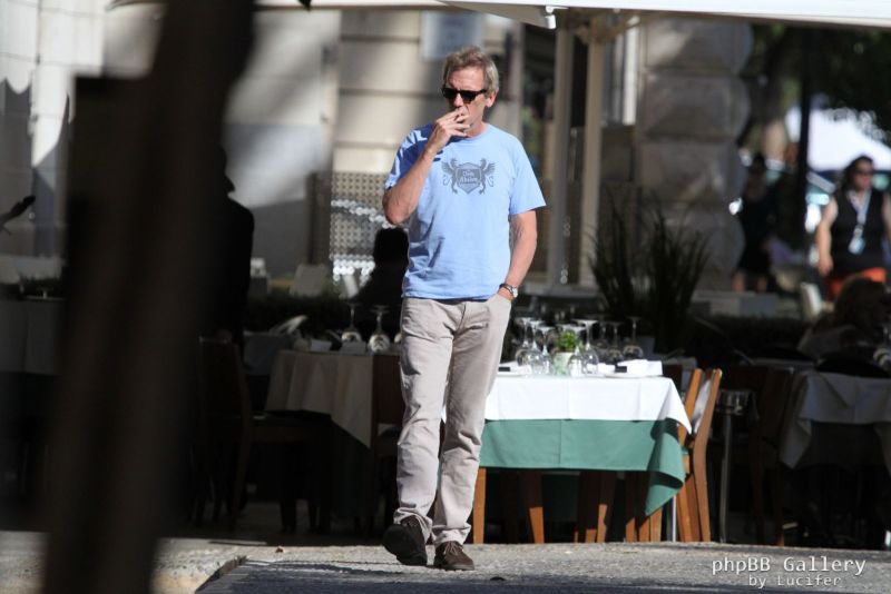 Hugh Laurie - Filming 'The Night Manager' in Palma de Mallorca