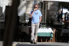 Hugh Laurie - Filming 'The Night Manager' in Palma de Mallorca