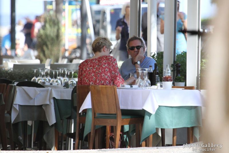 Hugh Laurie - Filming 'The Night Manager' in Palma de Mallorca