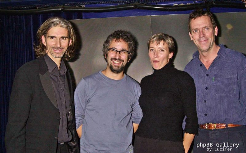 Hugh Laurie & Emma Thompson - Oscar Moore Film Quiz Party - 2001