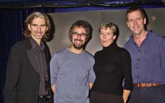 Hugh Laurie & Emma Thompson - Oscar Moore Film Quiz Party - 2001