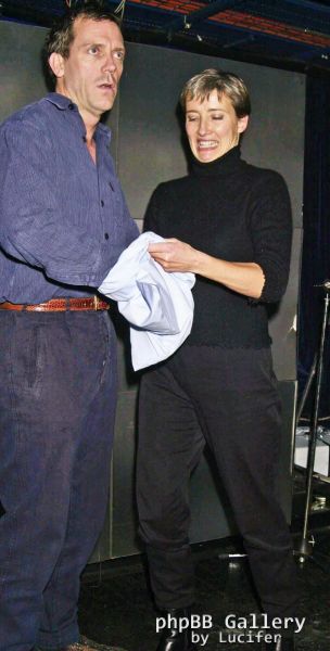 Hugh Laurie & Emma Thompson - Oscar Moore Film Quiz Party - 2001