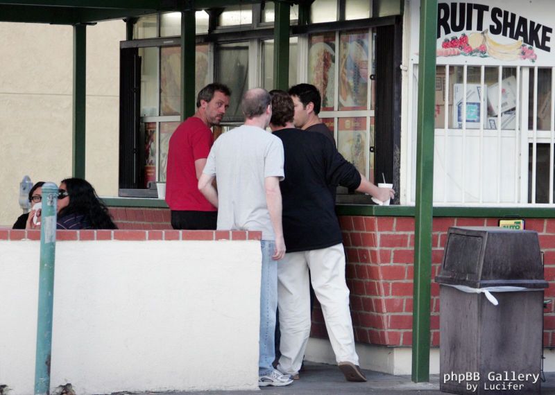 Hugh Laurie - Lunch with Greg Grunberg - 25. November 2006