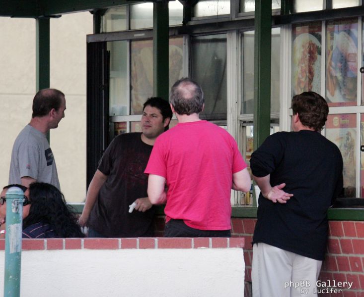 Hugh Laurie - Lunch with Greg Grunberg - 25. November 2006