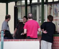 Hugh Laurie - Lunch with Greg Grunberg - 25. November 2006
