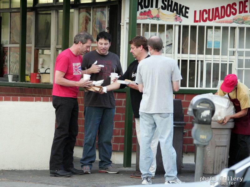 Hugh Laurie - Lunch with Greg Grunberg - 25. November 2006