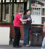 Hugh Laurie - Lunch with Greg Grunberg - 25. November 2006