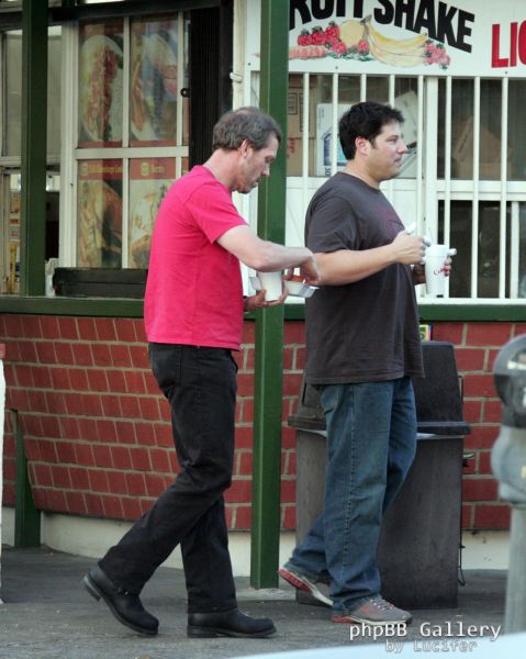 Hugh Laurie - Lunch with Greg Grunberg - 25. November 2006