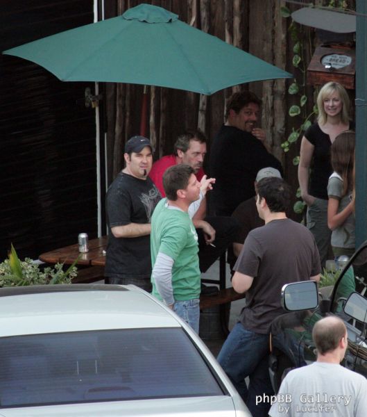 Hugh Laurie - Lunch with Greg Grunberg - 25. November 2006