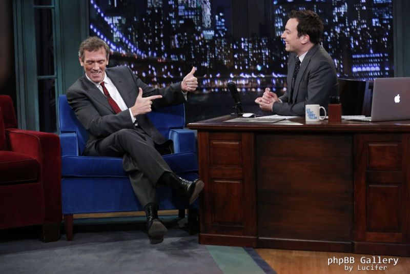 Hugh Laurie - Late Night with Jimmy Fallon Oct 2013