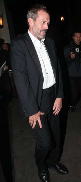 Hugh Laurie leaving "The Ivy" in London after the GQ Awards 2011