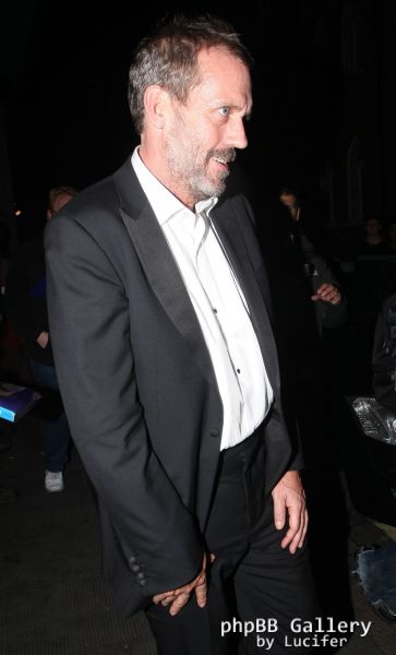 Hugh Laurie leaving "The Ivy" in London after the GQ Awards 2011