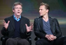 Hugh Laurie & Tom Hiddleston - AMC 'The Night Manager' Panel at the Winter TCA Tour