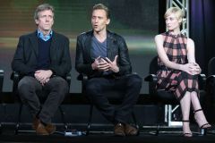 Hugh Laurie & Tom Hiddleston & Elizabeth Debicki - AMC 'The Night Manager' Panel at the Winter TCA Tour